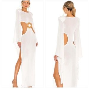 Bronx and banco Dalia Kimono Knit Dress in White